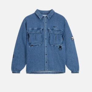 Nike x Drake Nocta Opal Lily Pad Denim Shirt French Blue